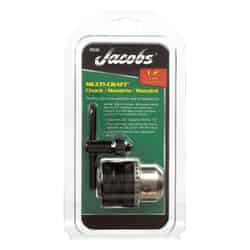 Jacobs 1/2 in. in. Keyless Drill Chuck 1/2 in. 3-Flat Shank 1 pc.