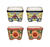 Avera Products Talavera 6 in. H x 8 in. W Multicolored Ceramic Talavera Planter Set