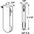 Prime-Line 3/4 in. D X 1/4 in. L Nylon/Steel Roller Assembly 2 pk