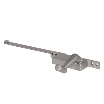 Prime-Line Gray Steel Left Single-Arm Casement Window Operator For Steel Framed Windows