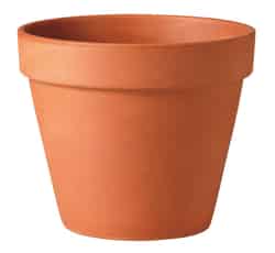Deroma 10.8 in. H x 12 in. W Terracotta Clay Clay Traditional Planter