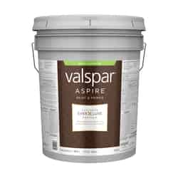 Valspar Aspire Satin Basic White Paint and Primer Exterior 5 gal
