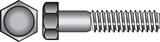 HILLMAN 7/16 in. Dia. x 2 in. L Zinc Plated Steel Hex Bolt 50 box