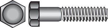 HILLMAN 7/16 in. Dia. x 2 in. L Zinc Plated Steel Hex Bolt 50 box