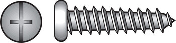 HILLMAN 12 x 3/4 in. L Phillips/Slotted Pan Head Steel Zinc-Plated 100 per box Sheet Metal Scr