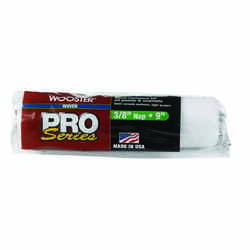 Wooster Pro Series Woven 3/8 in. x 9 in. W 1 pk For Semi-Smooth Surfaces Paint Roller Cover