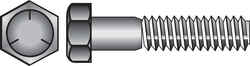 HILLMAN 1/2 in. Dia. x 7 in. L Heat Treated Zinc Steel Hex Head Cap Screw 25 box