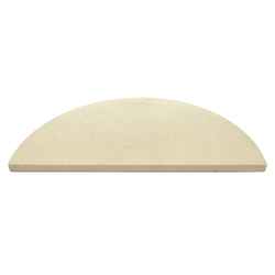 Big Green Egg Half convEGGtor Stone - Large Heat Deflector 16 in. L X 8 in. W