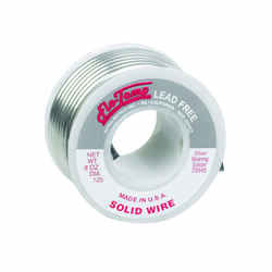 Alpha Fry 8 oz. Lead-Free Solid Wire Solder 0.125 in. Dia. Silver Bearing Alloy