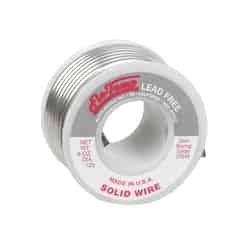 Alpha Fry 8 oz. Lead-Free Solid Wire Solder 0.125 in. Dia. Silver Bearing Alloy