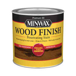 Minwax Wood Finish Semi-Transparent Espresso Oil-Based Oil-Based Wood Stain 0.5 pt