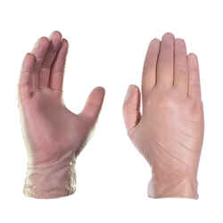 GlovePlus Vinyl Disposable Gloves S Clear 100 pk