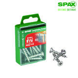 SPAX No. 14 x 1-1/2 in. L Phillips/Square Flat Zinc-Plated Steel Multi-Purpose Screw 12 each