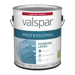 Valspar Professional Eggshell Basic White Paint Interior 1 gal