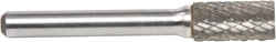 Forney 3/8 in. Dia. x 2.5 in. L Cylinder Burr Tungsten Carbide 1 pc.