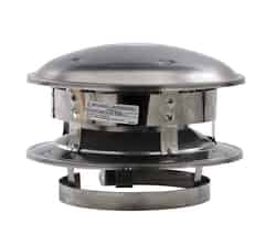 Selkirk 6 in. Dia. Stainless Steel Round Top Dome