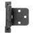 Acorn 2-5/8 in. W x 2-5/8 in. L Black Iron Self-Closing Hinge 2 pk