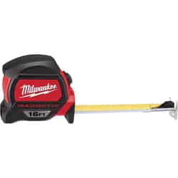 Milwaukee 1.83 in. W x 16 ft. L Premium Magnetic Tape Measure Red 1 pk