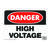 Hy-Ko English High Voltage 10 in. H x 14 in. W OSHA Sign Plastic