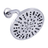 OakBrook Chrome 3 settings Wallmount Showerhead 1.8 gpm