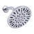 OakBrook Chrome 3 settings Wallmount Showerhead 1.8 gpm