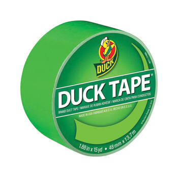 Duck Brand 45 ft. L x 1.88 in. W Duct Tape Lime Green