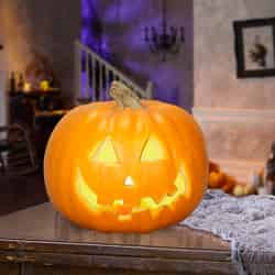 Gemmy Jack-O-Lantern Lighted Halloween Decoration 8.27 in. W x 8.86 in. L
