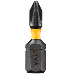 DeWalt Impact Ready Phillips Screwdriver Bit Black Oxide 1/4 in. #1 x 1 in. L 2 pc.