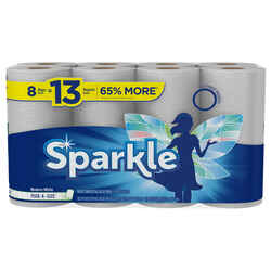 Sparkle Paper Towels 100 sheet 2 Ply 8 pk