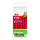 Ace 1/2 L 5/32 in. Aluminum Rivets Silver 15 pk