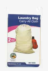 Homz Cotton-Canvas Fabric Ivory Laundry Bag
