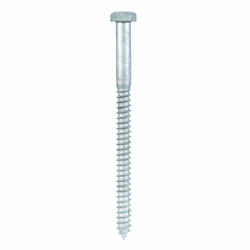 HILLMAN 7 in. L x 1/2 in. Hex Steel Lag Screw Hot Dipped Galvanized 25 pk