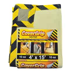 CoverGrip 4 ft. W X 15 ft. L Canvas Drop Cloth