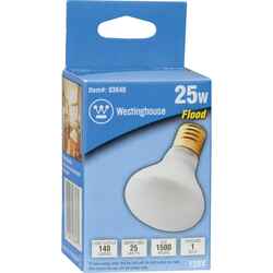 Westinghouse 25 watts R14 Incandescent Bulb White Floodlight 1 pk 140 lumens