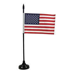 International Products Annin National Anthem Flag 6 in. W x 13 in. H