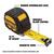 DeWalt 16 ft. L x 1.25 in. W Yellow 1 pk Tape Measure