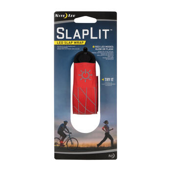 Nite Ize SlapLit Nylon LED Slap Wrap Red