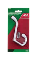 Ace 3-1/2 in. L White Metal Garment Hook 1 pk Large