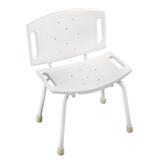 Delta White Tub and Shower Chair Plastic 28-3/4 in. H x 11 in. L