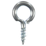 Ace 1/16 in. Dia. x 0.5 in. L Zinc-Plated Steel Screw Eye 10 lb. 14 pk