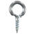 Ace 1/16 in. Dia. x 0.5 in. L Zinc-Plated Steel Screw Eye 10 lb. 14 pk