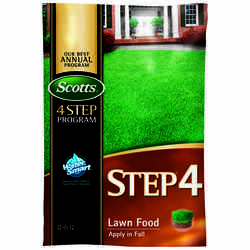 Scotts Step 4 Annual Program 32-0-12 Lawn Food 15000 square foot For All Grasses