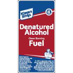 Klean Strip Denatured Alcohol Clean Burning Fuel 1 qt