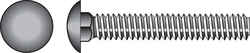 HILLMAN 1/2 Dia. x 7 in. L Zinc-Plated Steel Carriage Bolt 25 pk