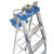 Werner 4 ft. H X 18.5 in. W Aluminum Step Ladder Type I 250 lb. cap.