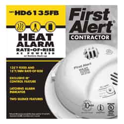 First Alert Hard-Wired with Battery Back-up Ionization Heat Alarm
