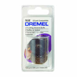 Dremel EZ Lock 15/16 in x 15/16 in. L Metal Abrasive Buffs 2 pk