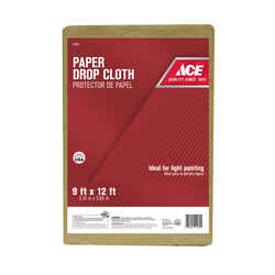 ACE 9 ft. W X 12 ft. L Paper Drop Cloth 1 pk