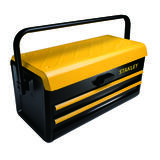 Stanley 11 in. W x 12 in. H 21 in. Tool Box Black Metal