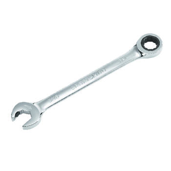 Craftsman 9/16 in. x 9/16 in. SAE Ratcheting Combination Wrench Alloy Steel 1 pc.